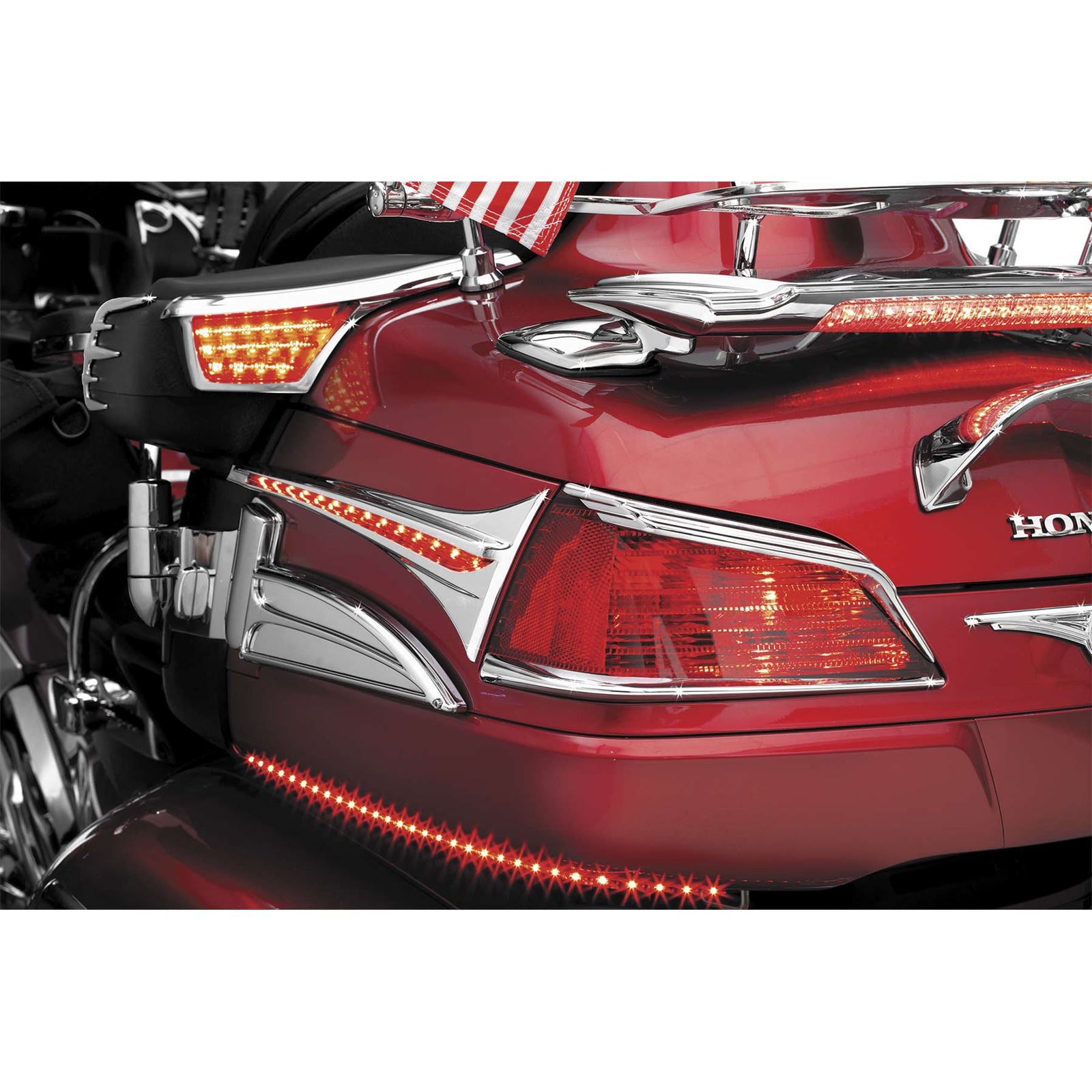 Kuryakyn Trunk Accent Swoop - For Honda GL 1800 '01-17 OPEN-BOX 3233_1493668