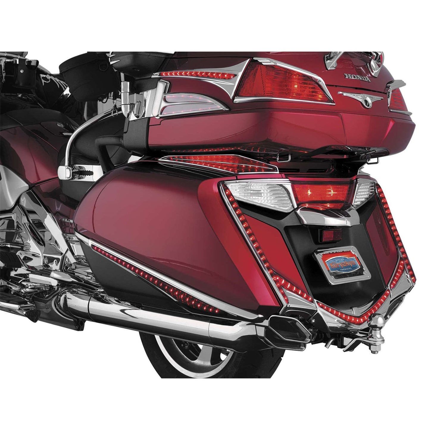 Kuryakyn LED Rear Fender Tip - Chrome 3236_100298