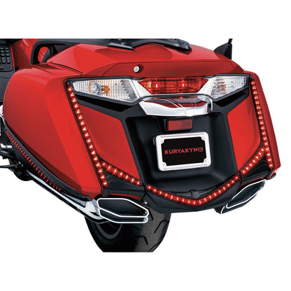 Kuryakyn LED Rear Fender Tip - Gloss Black For Honda GL1800 '12-17 OPEN-BOX 3248_1493673