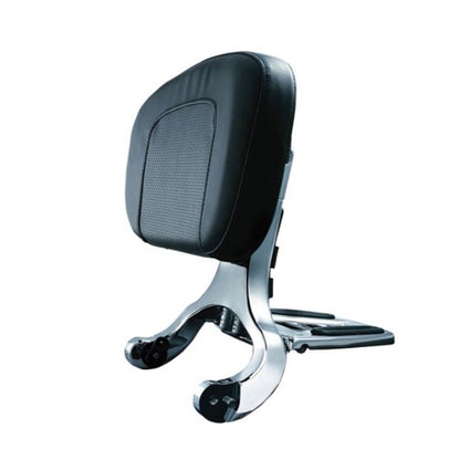 Kuryakyn Multi-Purpose Backrest Easy Switch with Luggage Rack - Chrome 1660_1172826