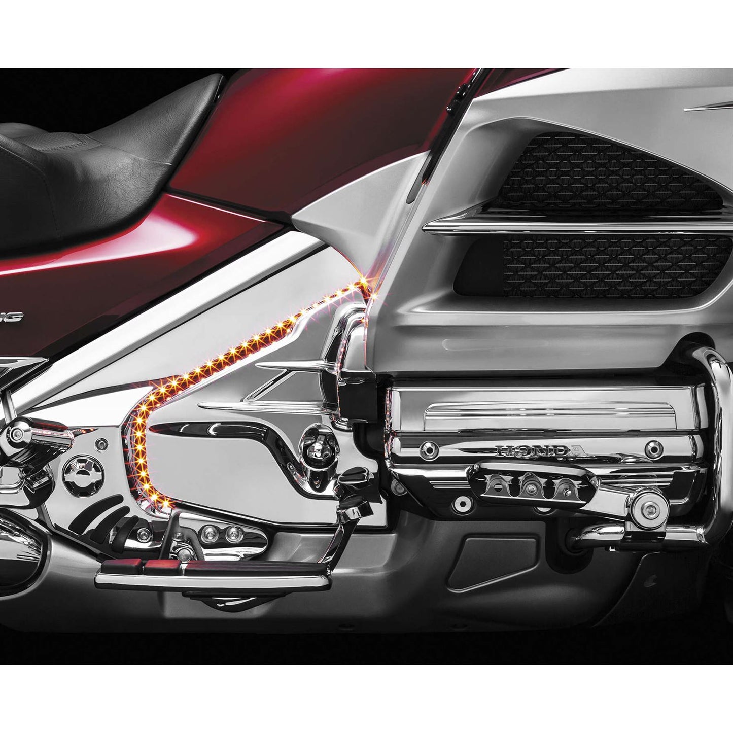 Kuryakyn Louvered Chrome Transmission Cover 7366_100321