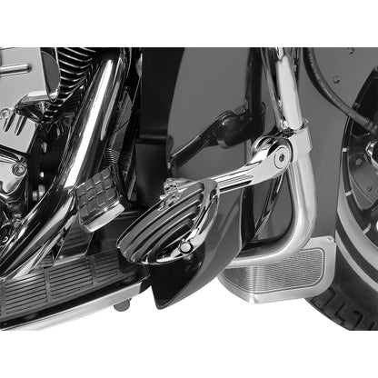 Kuryakyn Tour-Tech Cruise Mounts with ISO-Wings - Chrome - Long 4528_100335