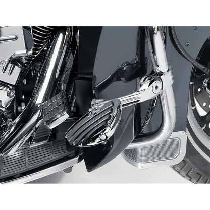 Kuryakyn Tour-Tech Cruise Mounts with ISO-Wings - Chrome - Long 4528_412030
