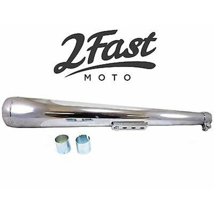 2FastMoto Dunstall Style 27" Muffler Cafe Race Chopper Exhaust  80-84050_635854