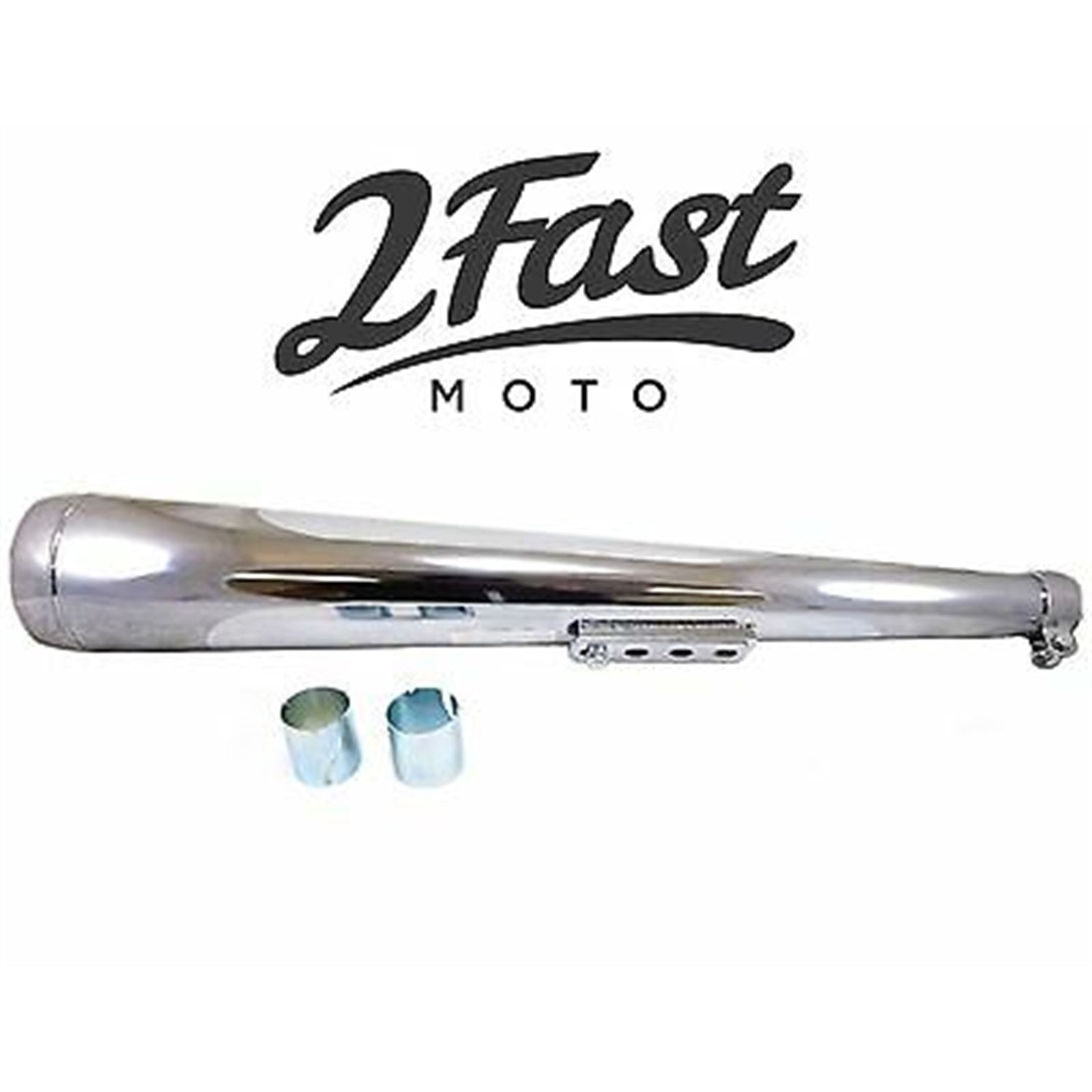 2FastMoto Dunstall Style 27" Muffler Cafe Race Chopper Exhaust  80-84050_659504