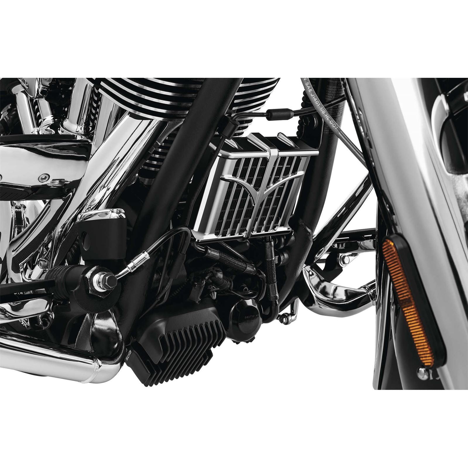 Kuryakyn Oil Cooler Cover - Chrome for Indian 5640_100365