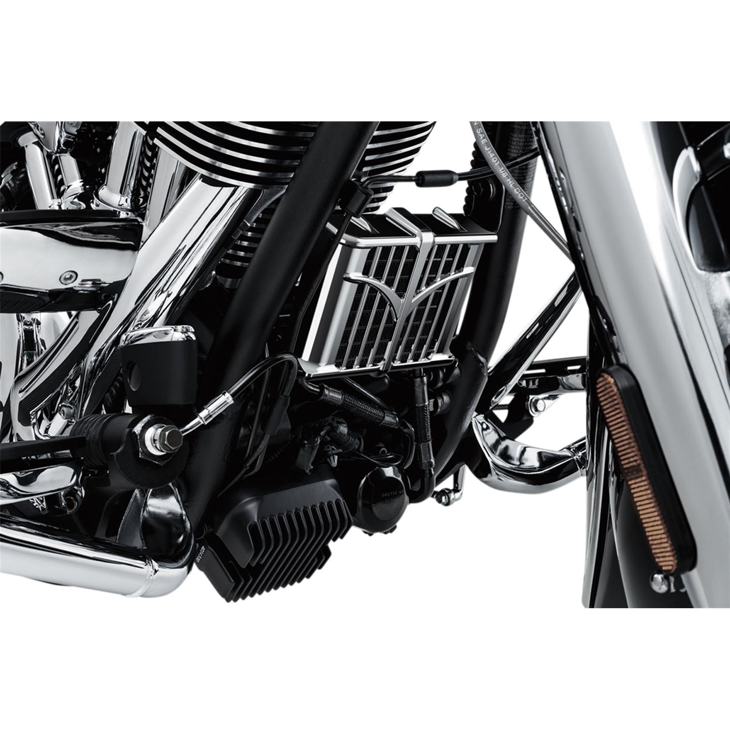 Kuryakyn Oil Cooler Cover - Chrome for Indian 5640_411139