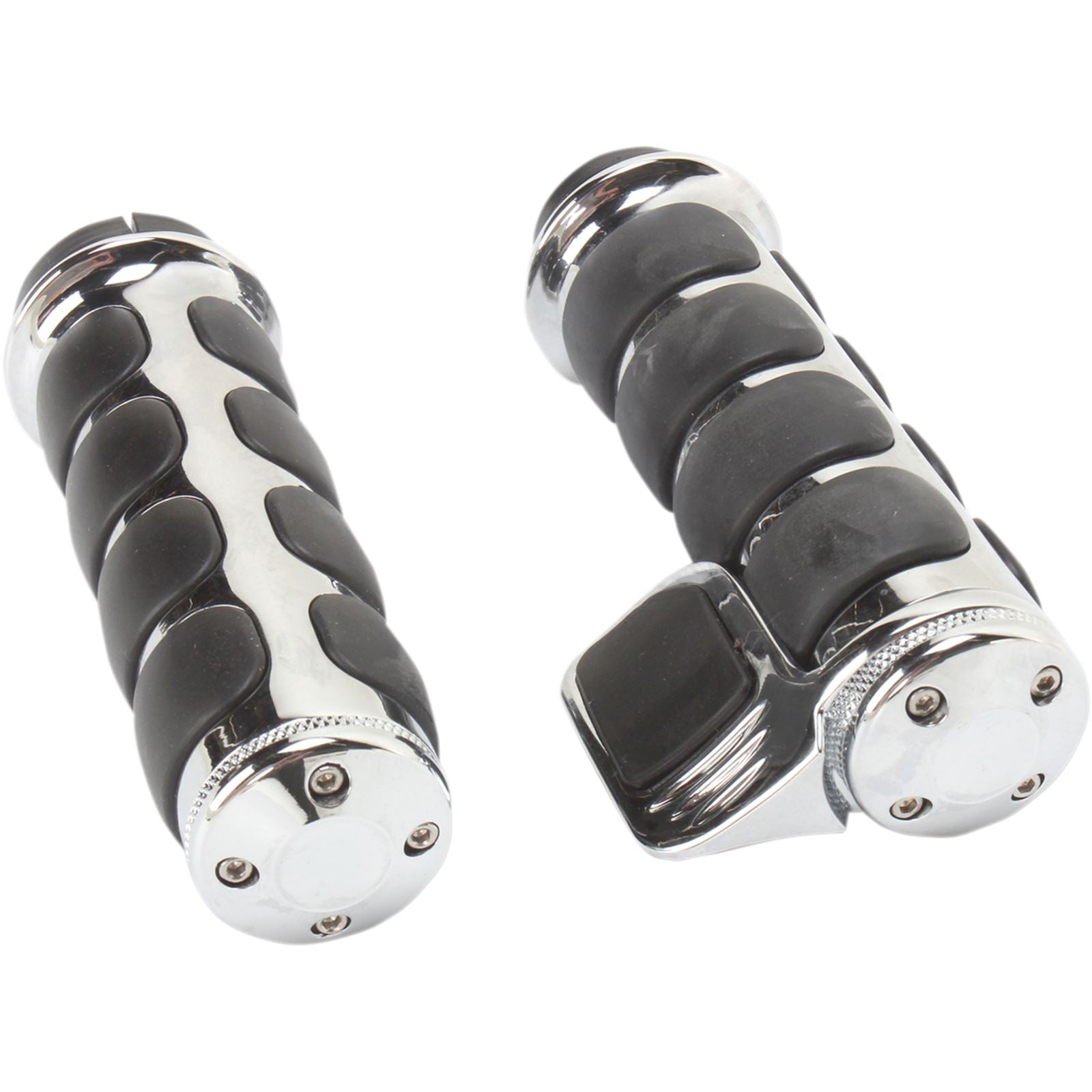 Kuryakyn Chrome ISO®-Grips for Throttle-by-Wire 6343_410897