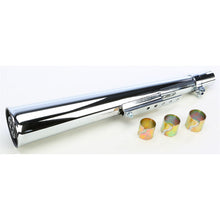 2FastMoto 24" Chrome Upswept Left Side Megaphone Muffler Cafe Racer [MPN: 2fm-80-84015]_100421