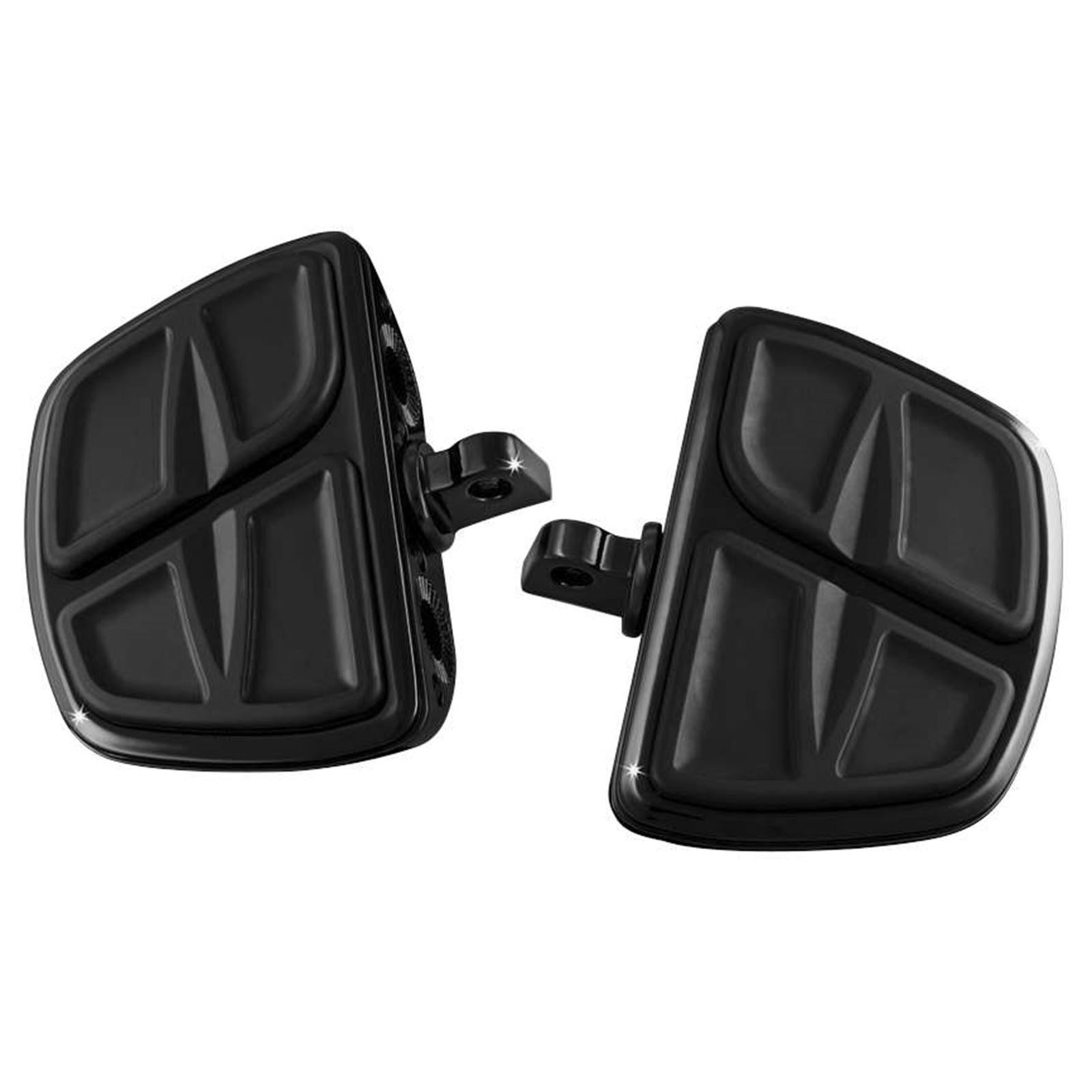 Kuryakyn Mini Boards with Adapter - Gloss Black 7612_100435