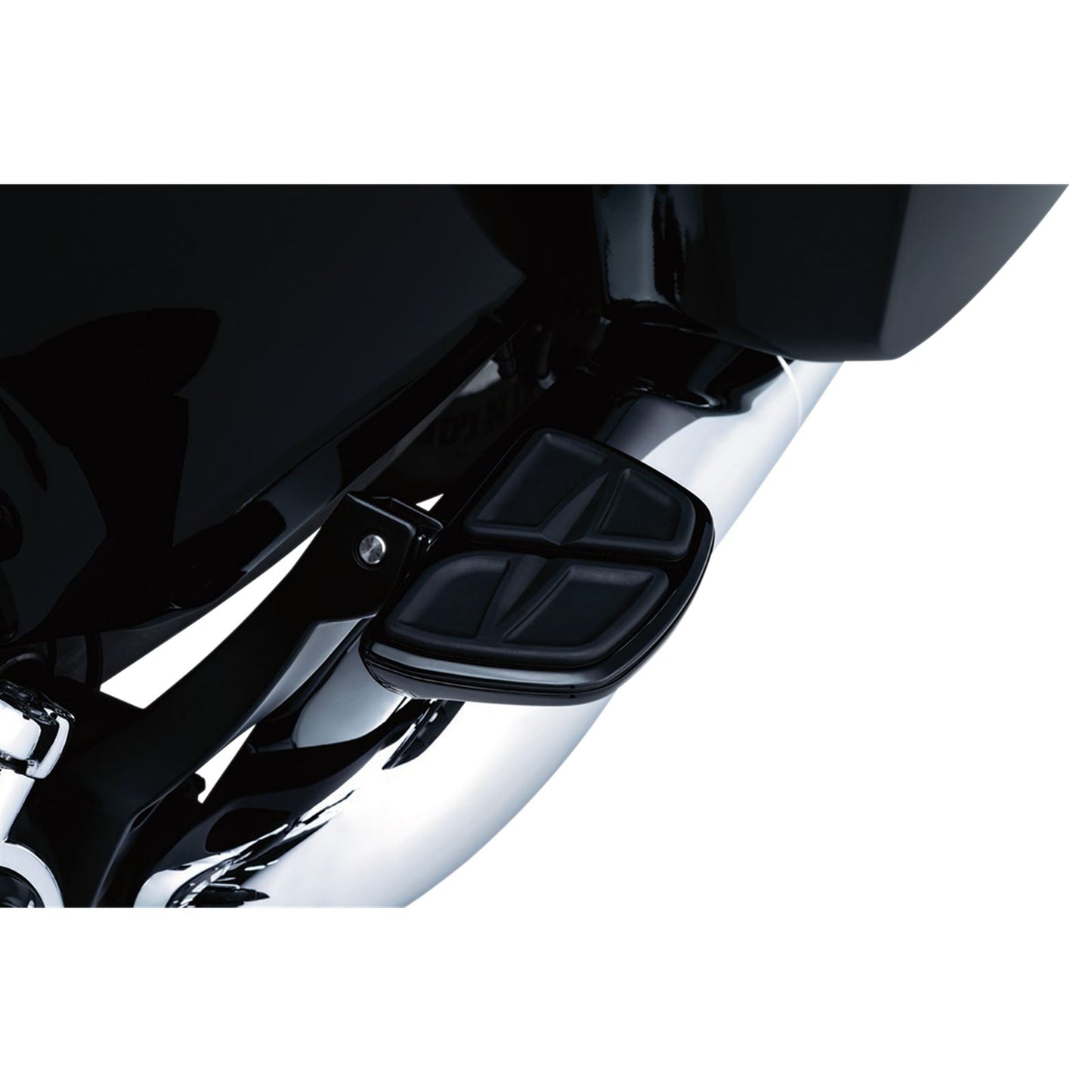 Kuryakyn Mini Boards with Adapter - Gloss Black 7612_412178