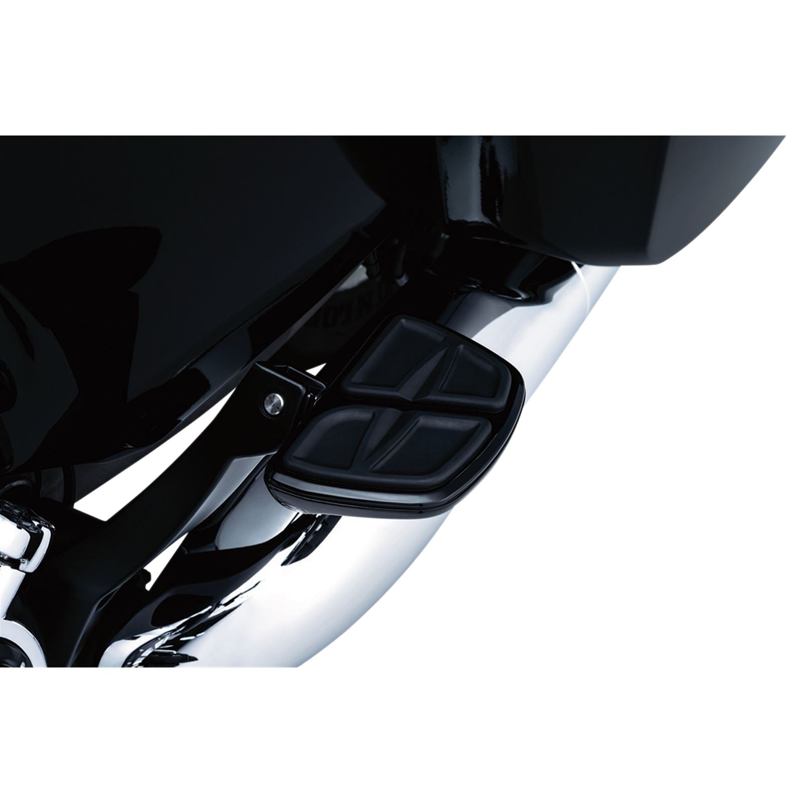 Kuryakyn Mini Boards with Adapter - Gloss Black 7612_412178