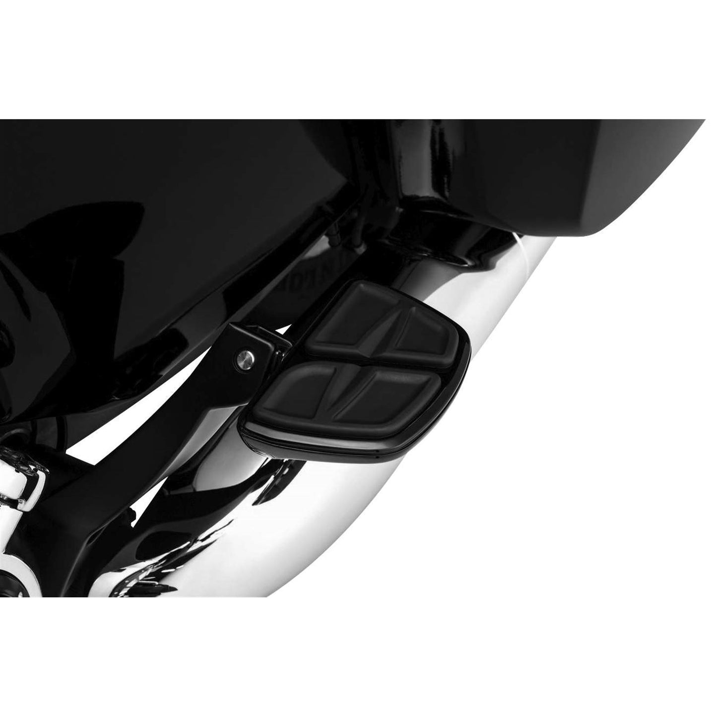 Kuryakyn Mini Boards with Adapter - Gloss Black 7612_100436