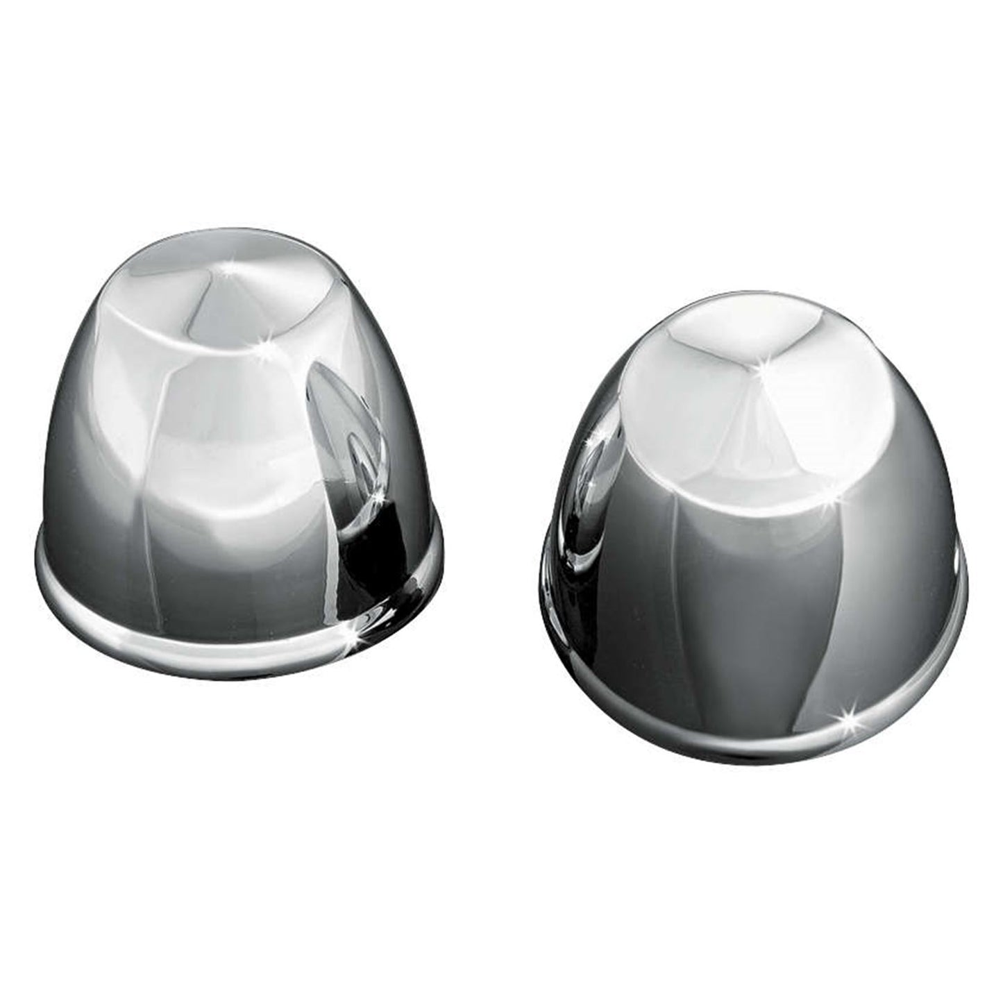 Kuryakyn Axle Caps - Peaked - Chrome 1224_100576