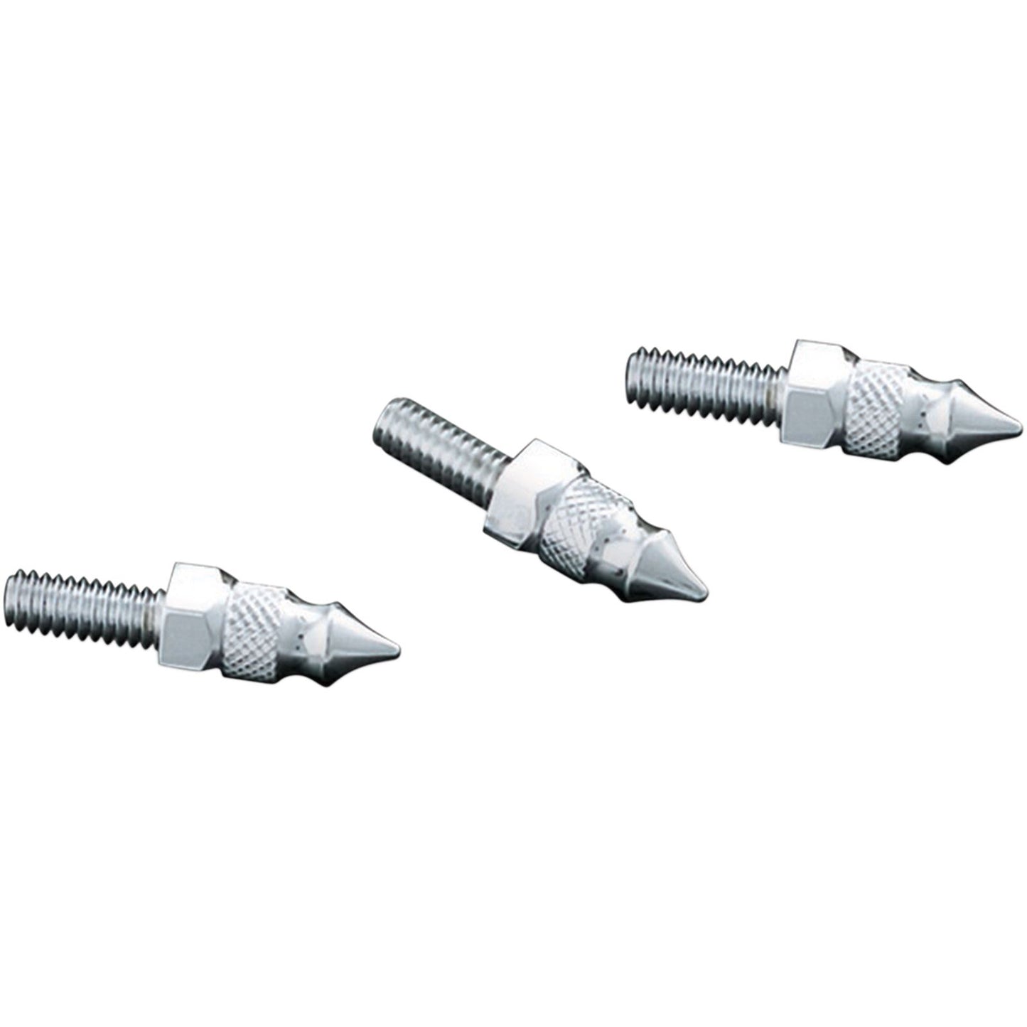 Kuryakyn Windshield Screw Chrome Mounting Spikes 3 Pack For Harley '96-13 OPEN-BOX 1369_1493675