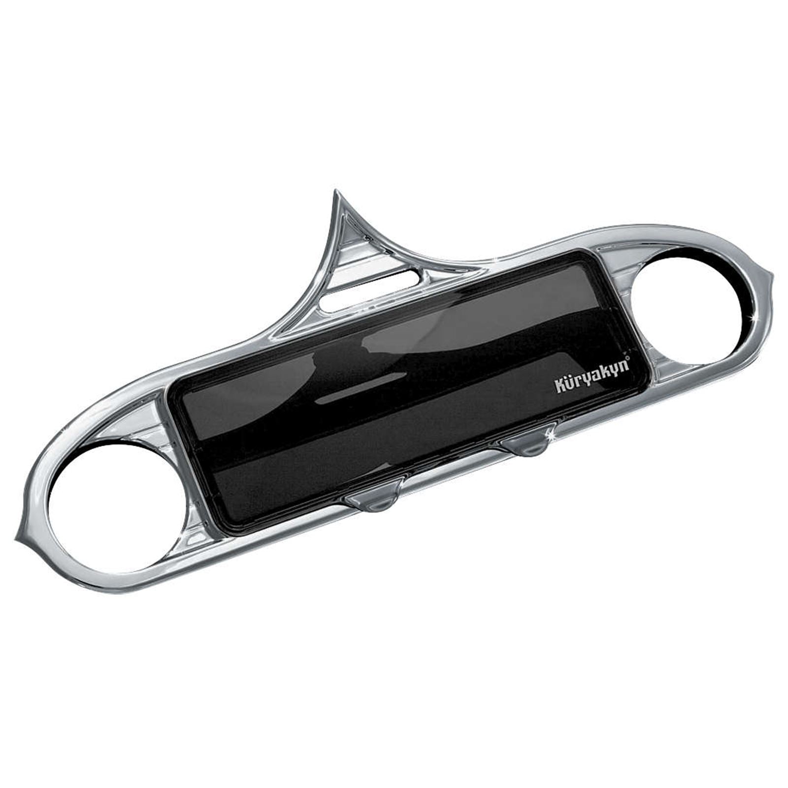 Kuryakyn Stereo Accent for Many Motorcycle Brands '86-19 - Chrome Finish  OPEN-BOX 3765_1493679