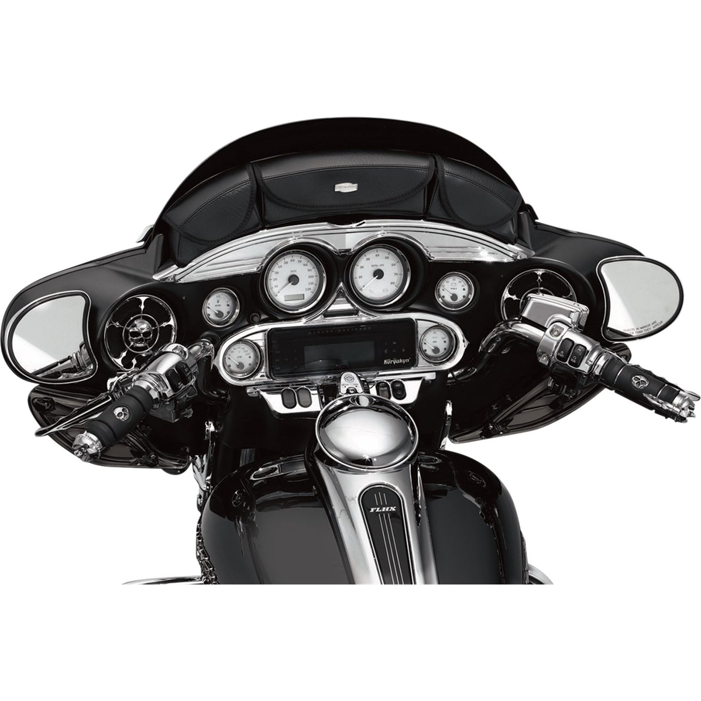Kuryakyn Stereo Accent for Many Motorcycle Brands '86-19 - Chrome Finish  OPEN-BOX 3765_1493681