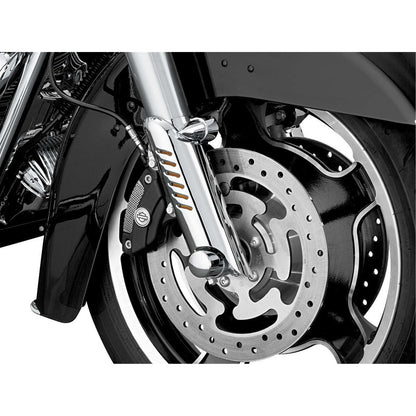 Kuryakyn Lower Fork Leg Shields w/Fender Boss Cover For Harley Bikes & Trikes '00-17 7768_100633
