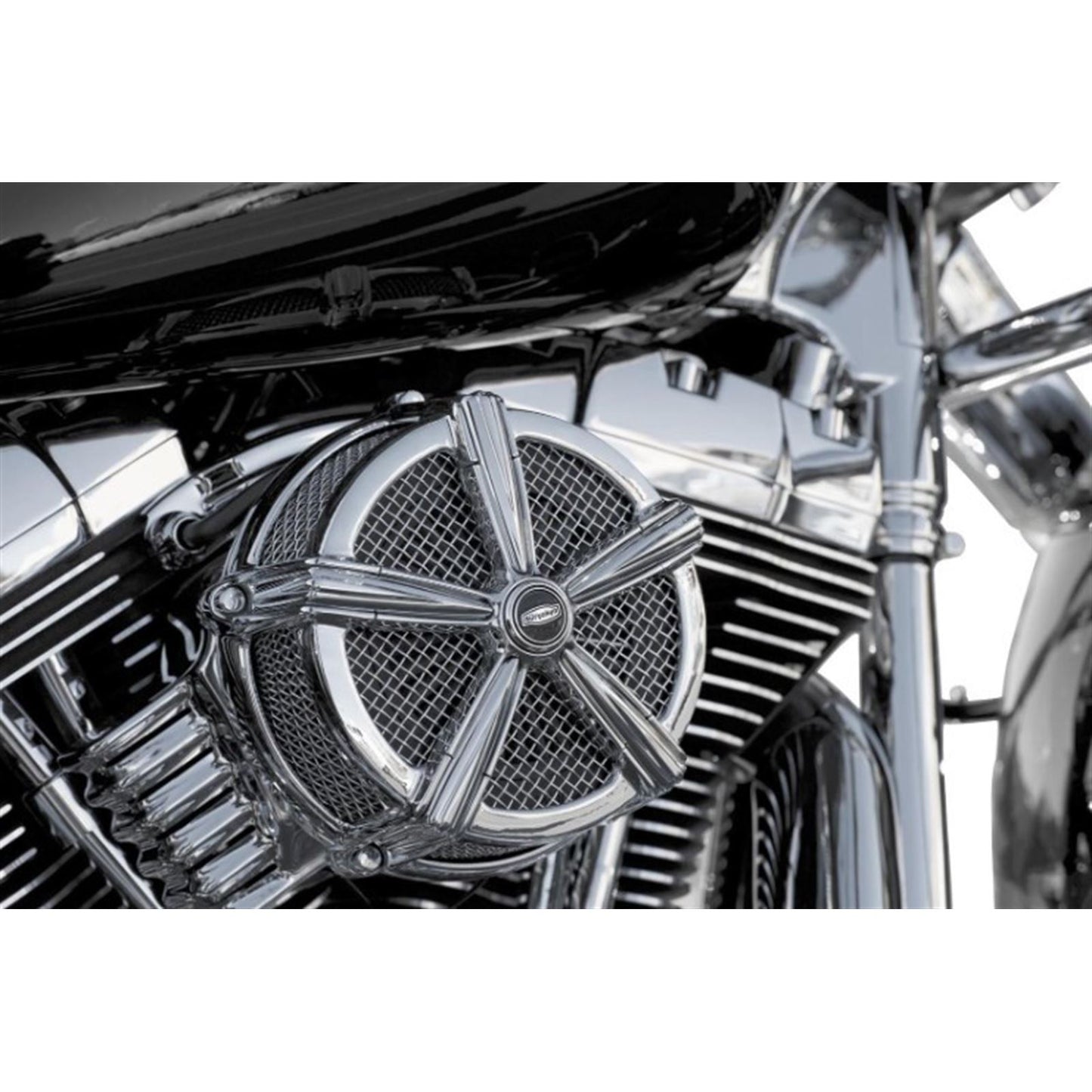 Kuryakyn Mach 2 Air Cleaner - Custom Applications - Chrome  9451_1397718