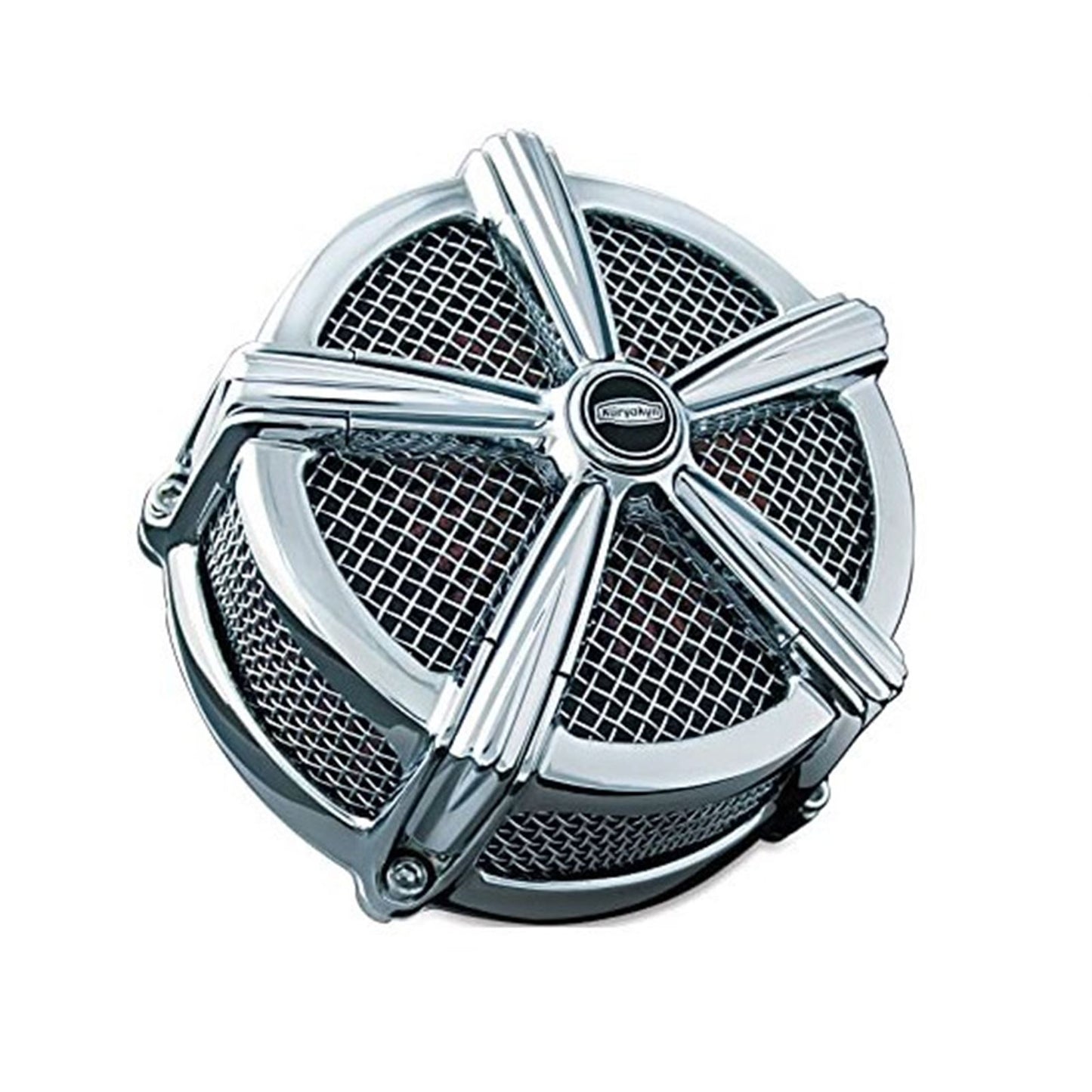 Kuryakyn Mach 2 Air Cleaner - Custom Applications - Chrome  9451_1397719