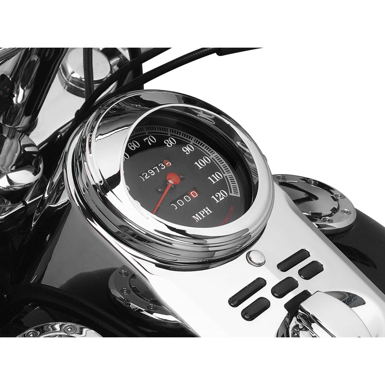 Kuryakyn Speedometer with Visor 112_100733