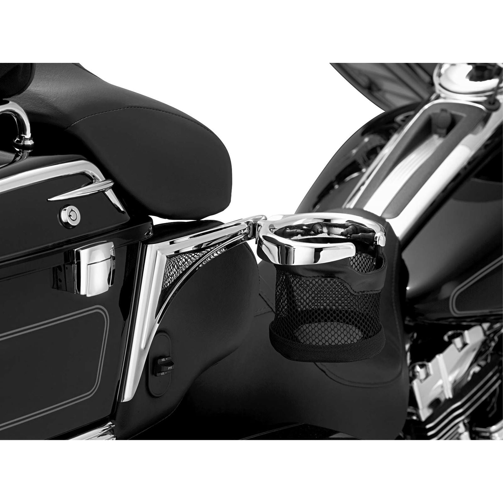 Kuryakyn Right-Side Drink Holder Basket 1482_100772
