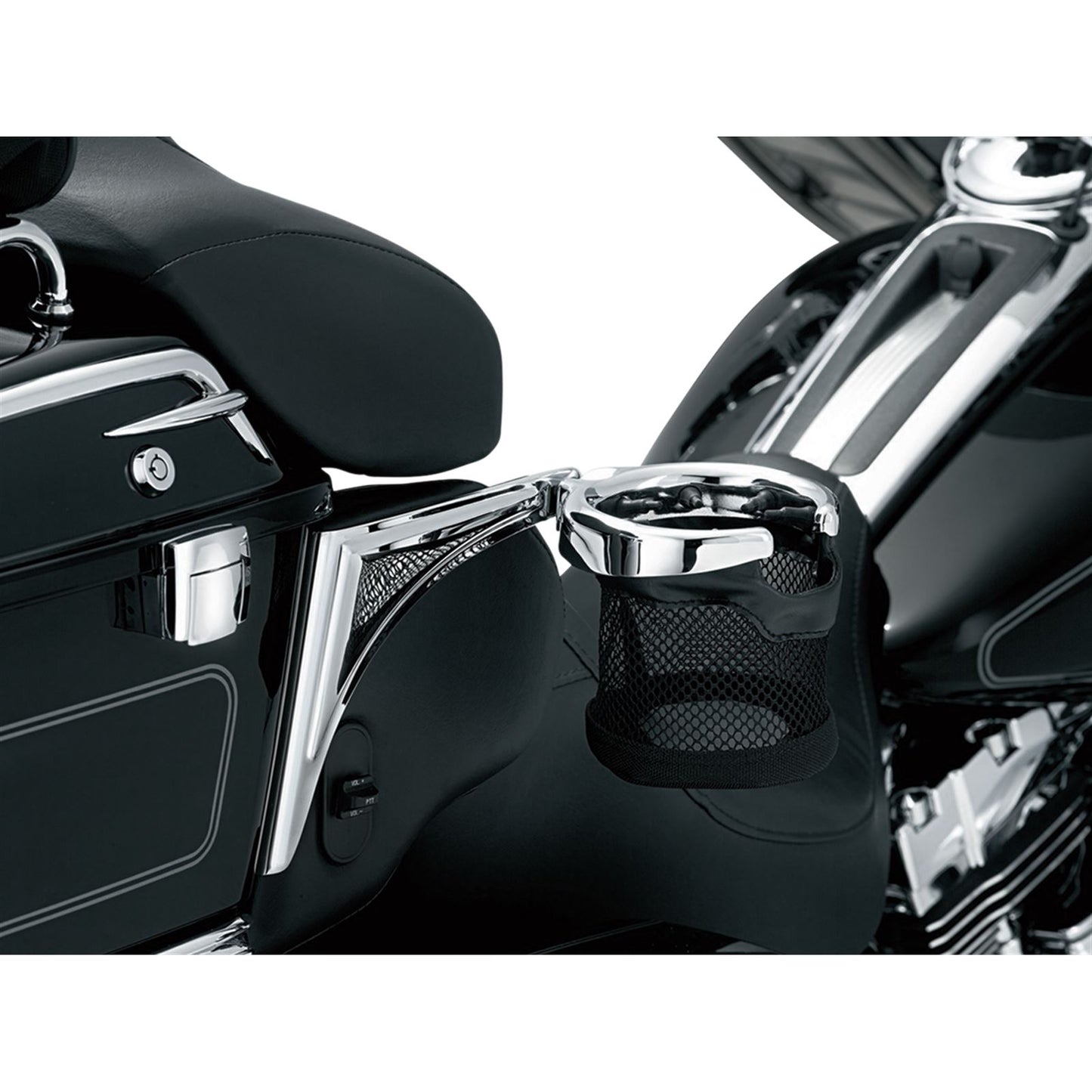 Kuryakyn Right-Side Drink Holder Basket 1482_410692