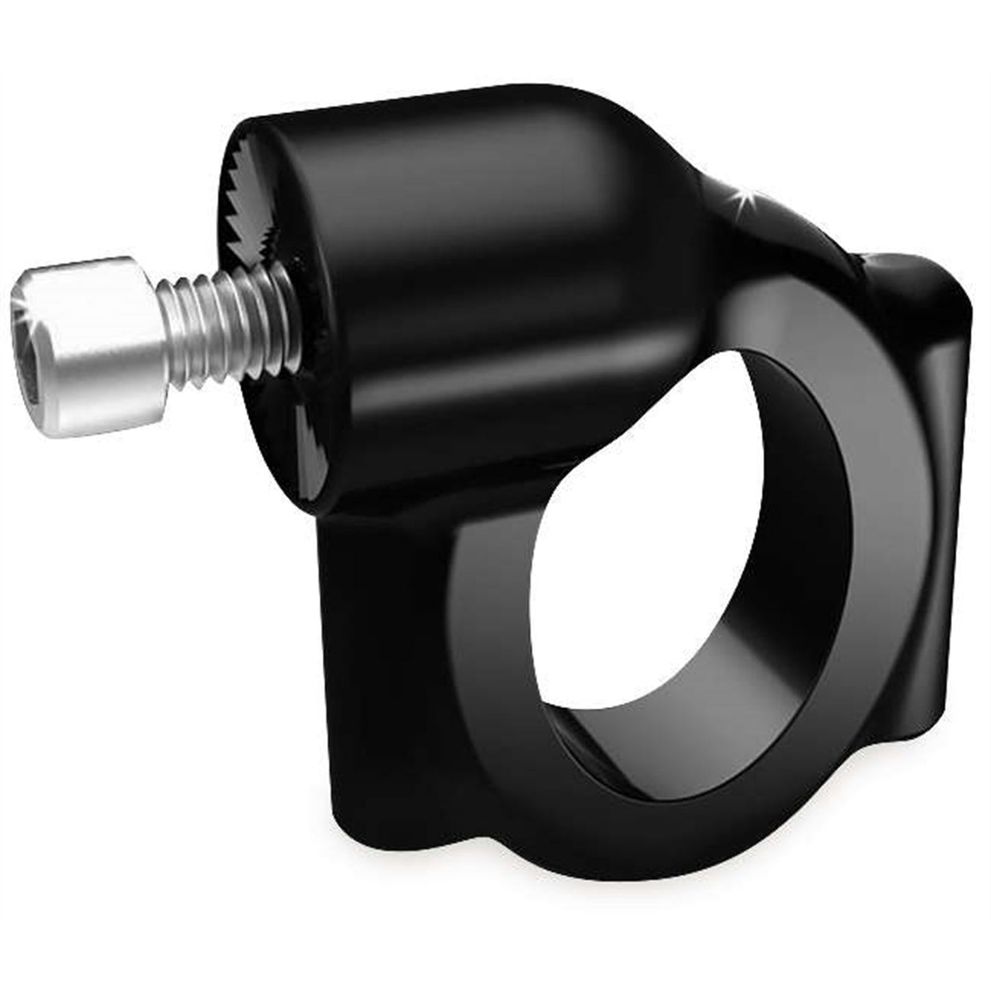 Kuryakyn License Plate Side-Mount - Black 3116_100786