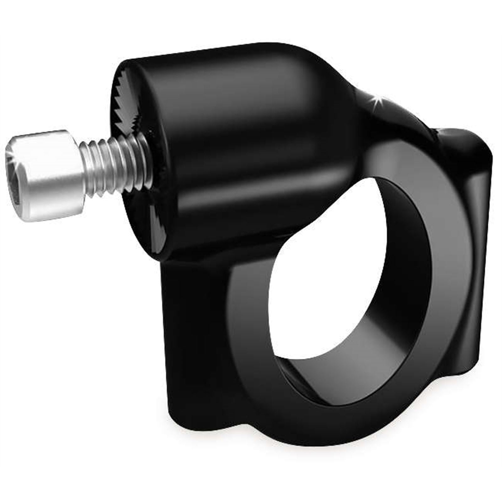 Kuryakyn License Plate Side-Mount - Black 3116_100786