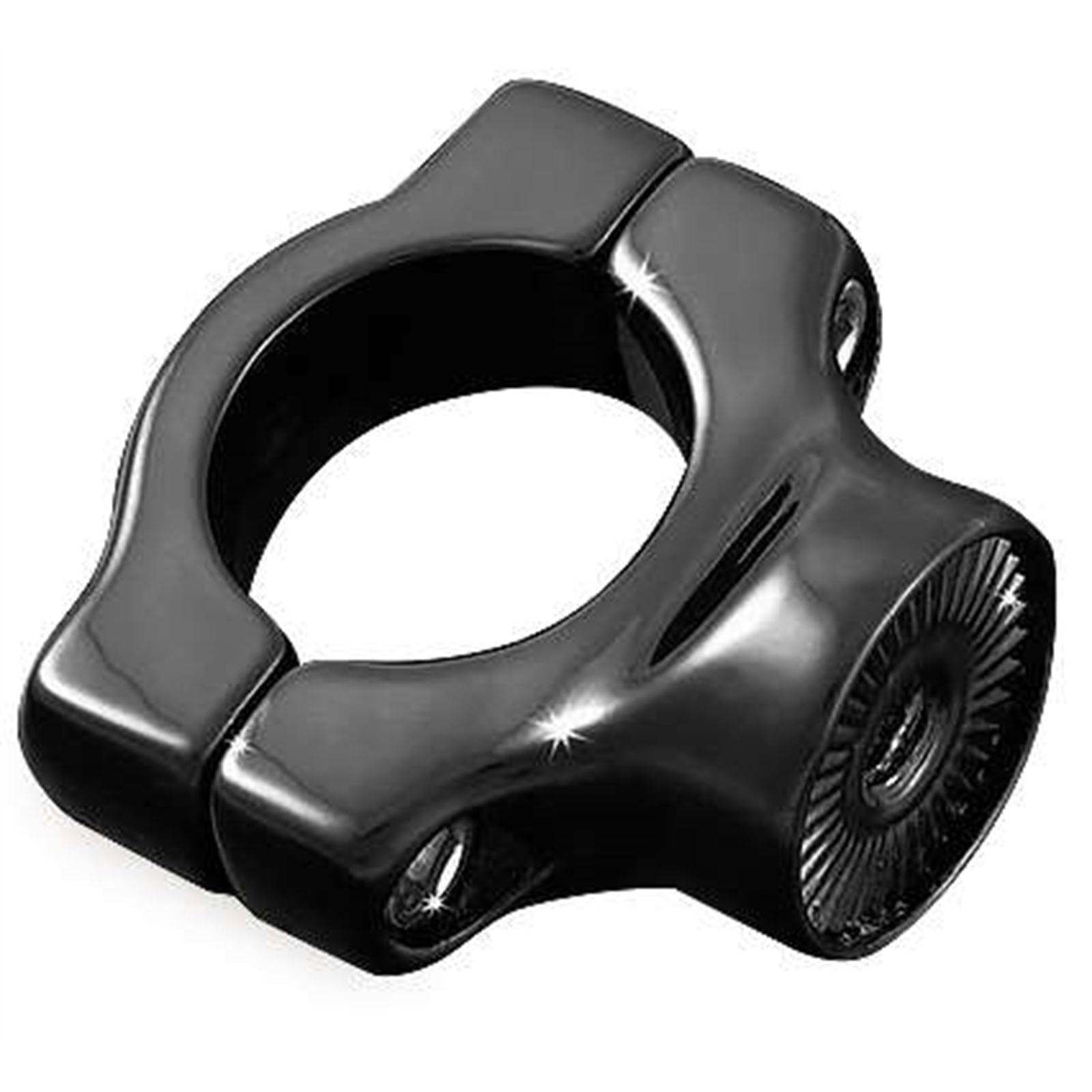 Kuryakyn License Plate Side-Mount - Black 3116_100787