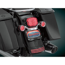 Kuryakyn Curved License Plate Mount - Black 3147_412617