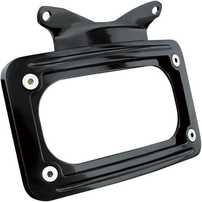 Kuryakyn Curved License Plate Mount - Black 3147_412618