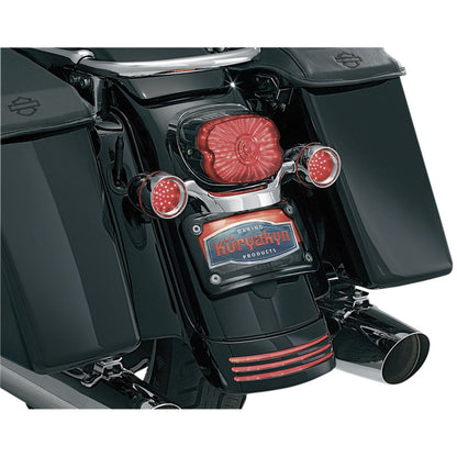 Kuryakyn Plate Curved FLHX Black 3149_412620