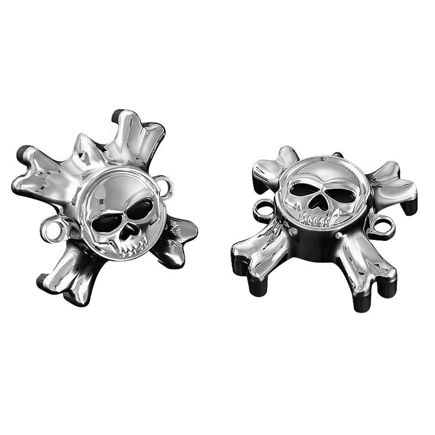 Kuryakyn Replacement Zombie Accessories Zombie Emblem (Pr.) Grips with Throttle Boss 6278_100815