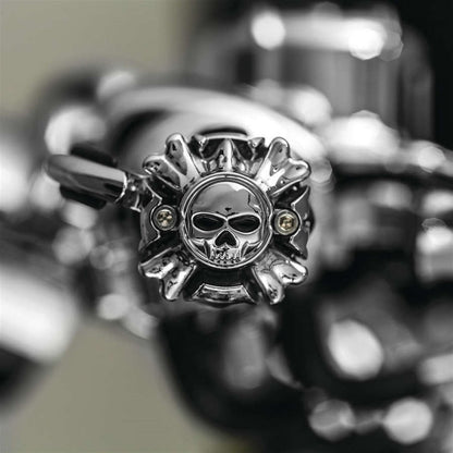 Kuryakyn Replacement Zombie Accessories Zombie Emblem (Pr.) Grips with Throttle Boss 6278_100817