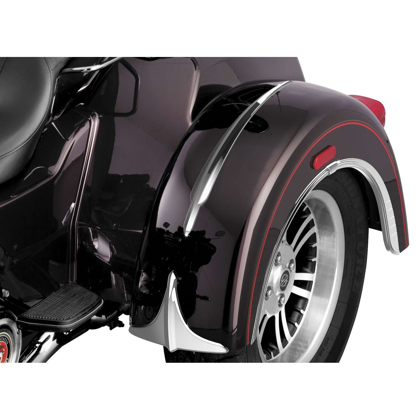 Kuryakyn Leading Edge Rear Fender Accents for Trikes 7217_100834