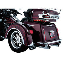 Kuryakyn Rear Mud Flaps - Chrome/Black 7220_411644