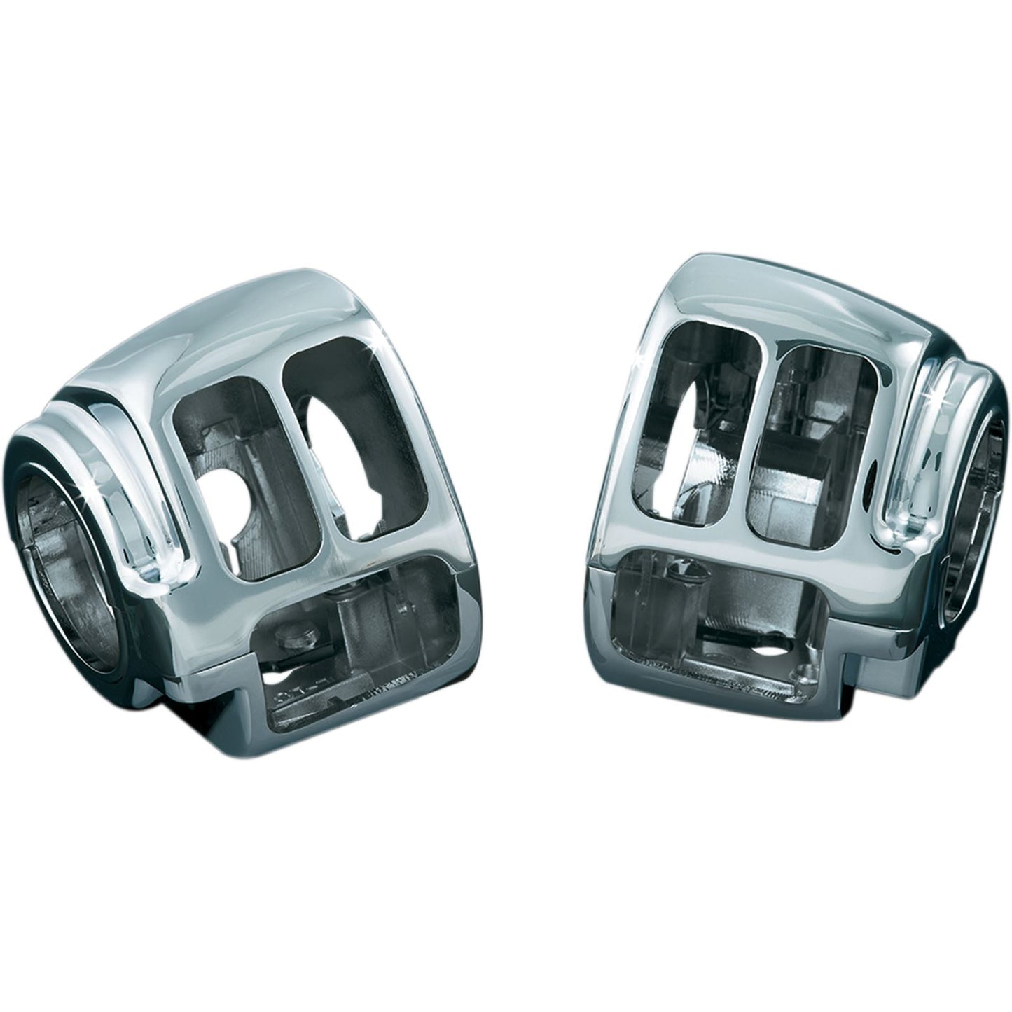 Kuryakyn Chrome Switch Box Housing Cover for Street/FXD 1747_410800