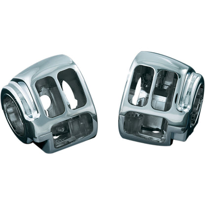 Kuryakyn Chrome Switch Box Housing Cover for Street/FXD 1747_410800