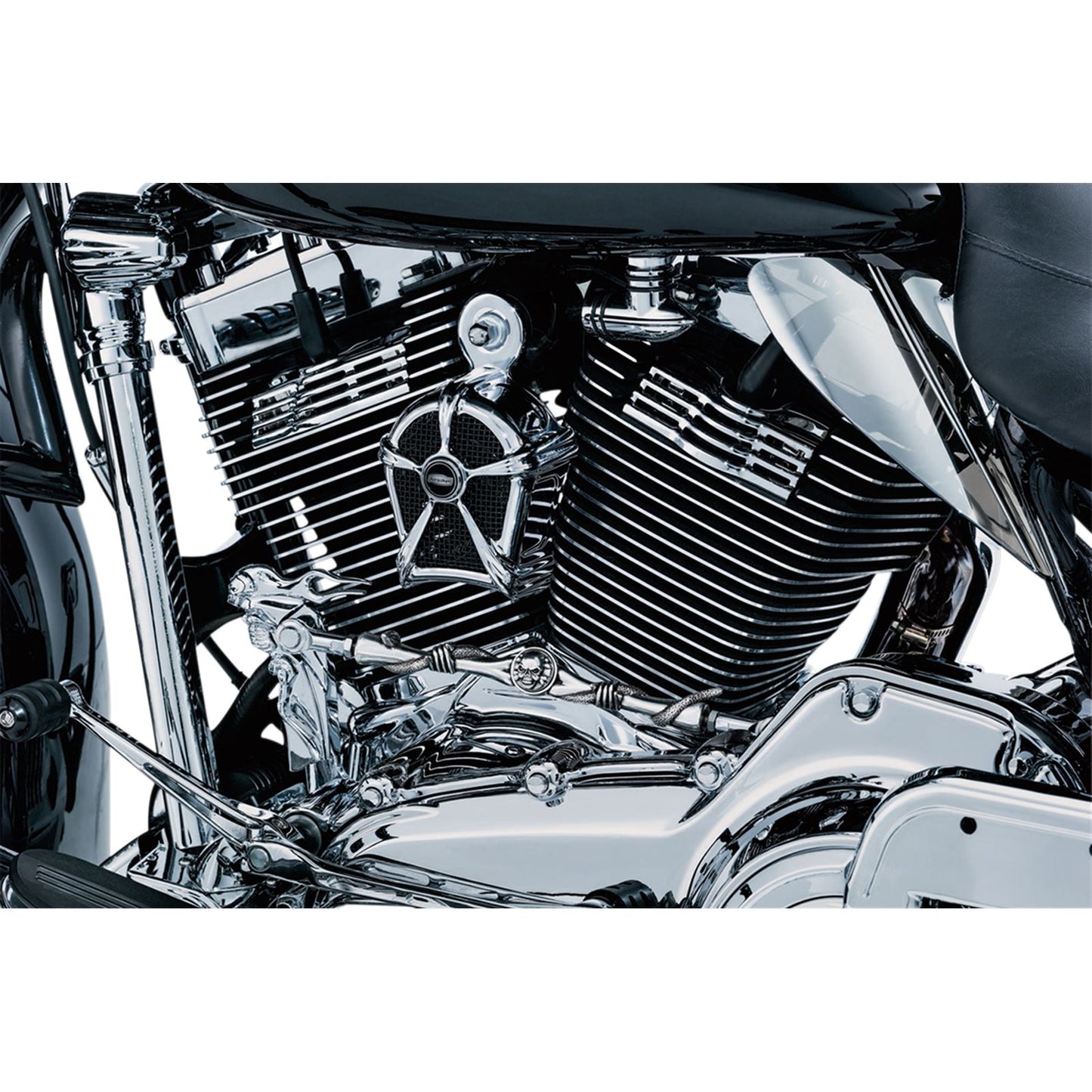 Kuryakyn Cover Slot Spark FLHT Chrome 7260_412969
