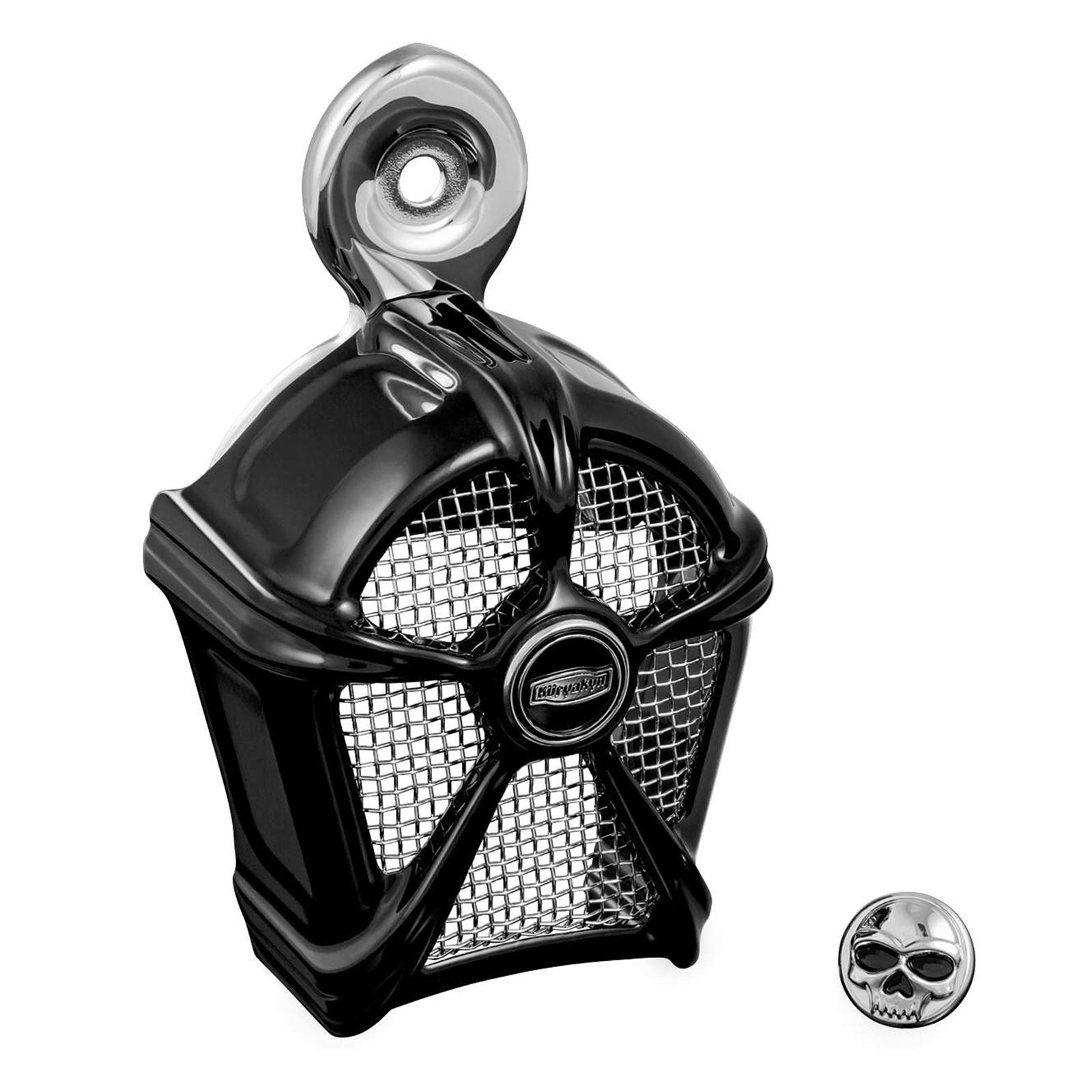Kuryakyn Horn Cover - Mach 2 - Black/Chrome OPEN BOX [MPN: 7297]_1895160