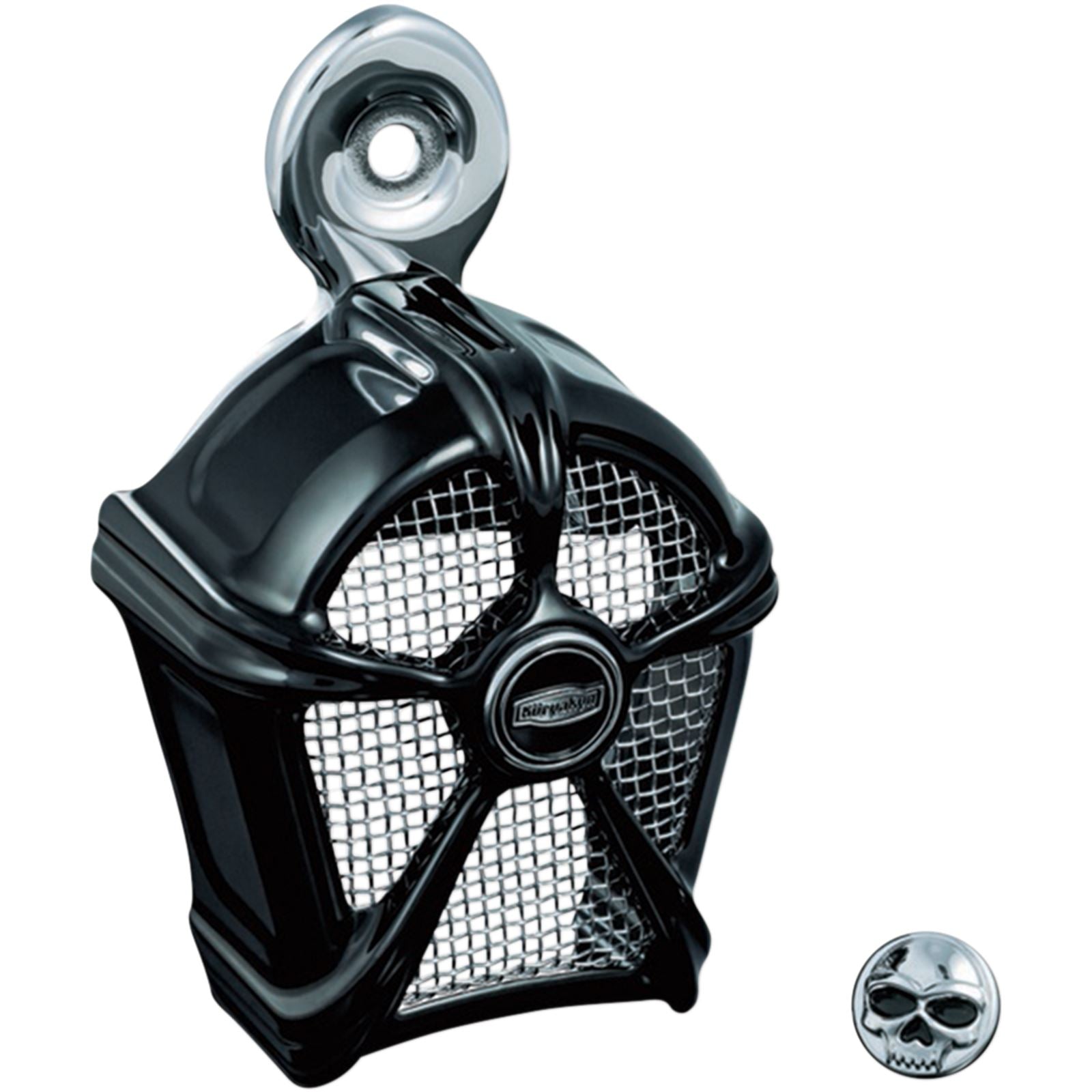 Kuryakyn Horn Cover - Mach 2 - Black/Chrome OPEN BOX [MPN: 7297]_1895161