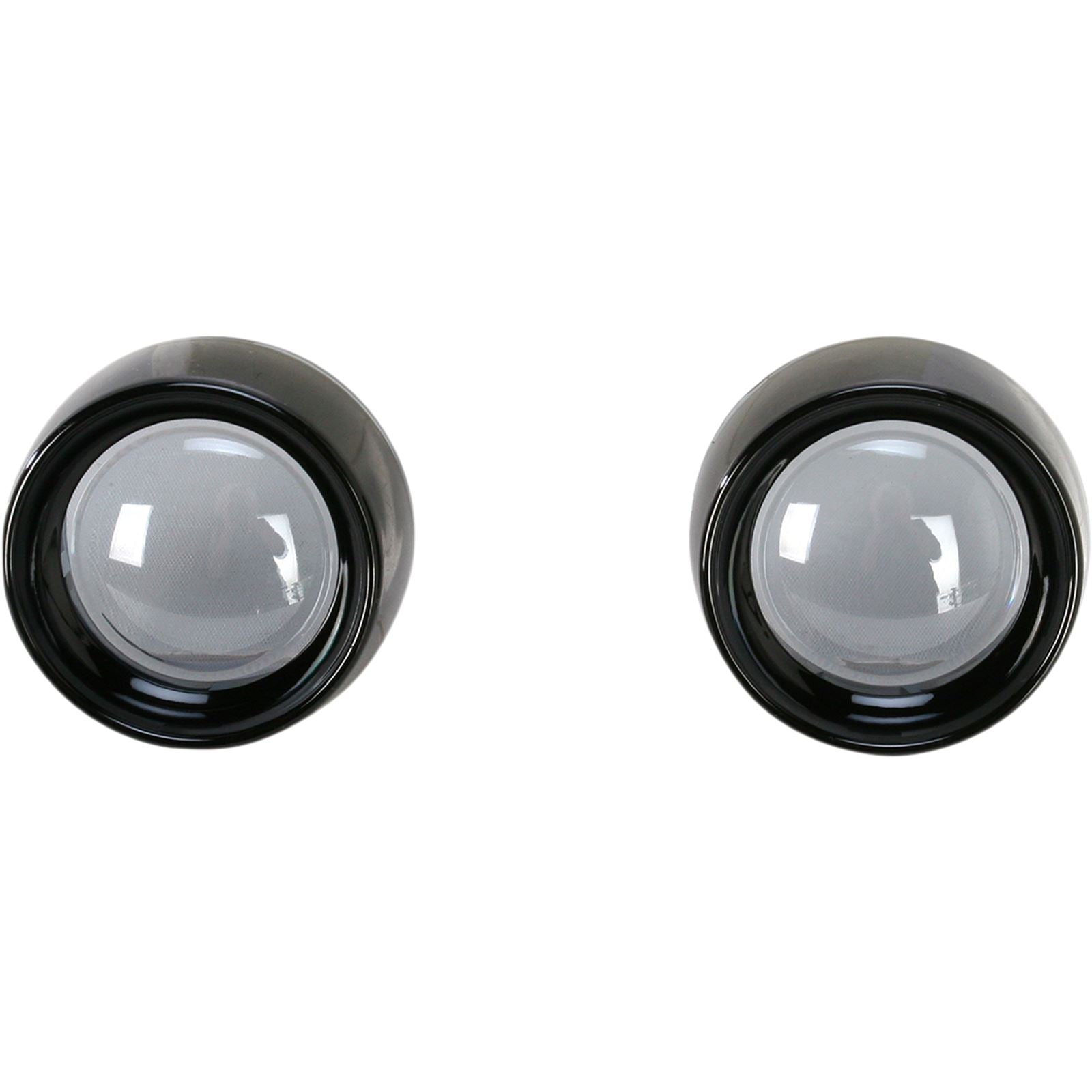 Kuryakyn Deep-Dish Bezels w/Smoke Lens for Bullet Turn Signals For HD 00-20 OPEN-BOX 5480_1493701