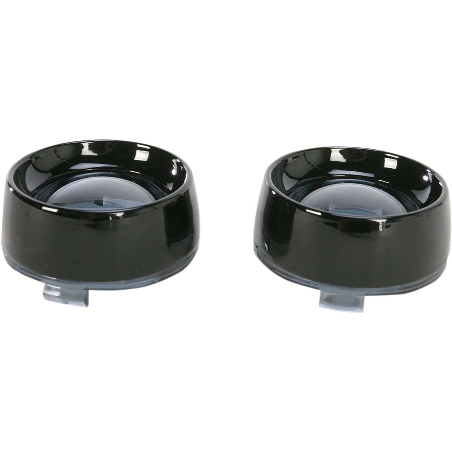 Kuryakyn Deep-Dish Bezels w/Smoke Lens for Bullet Turn Signals For HD 00-20 OPEN-BOX 5480_1493702
