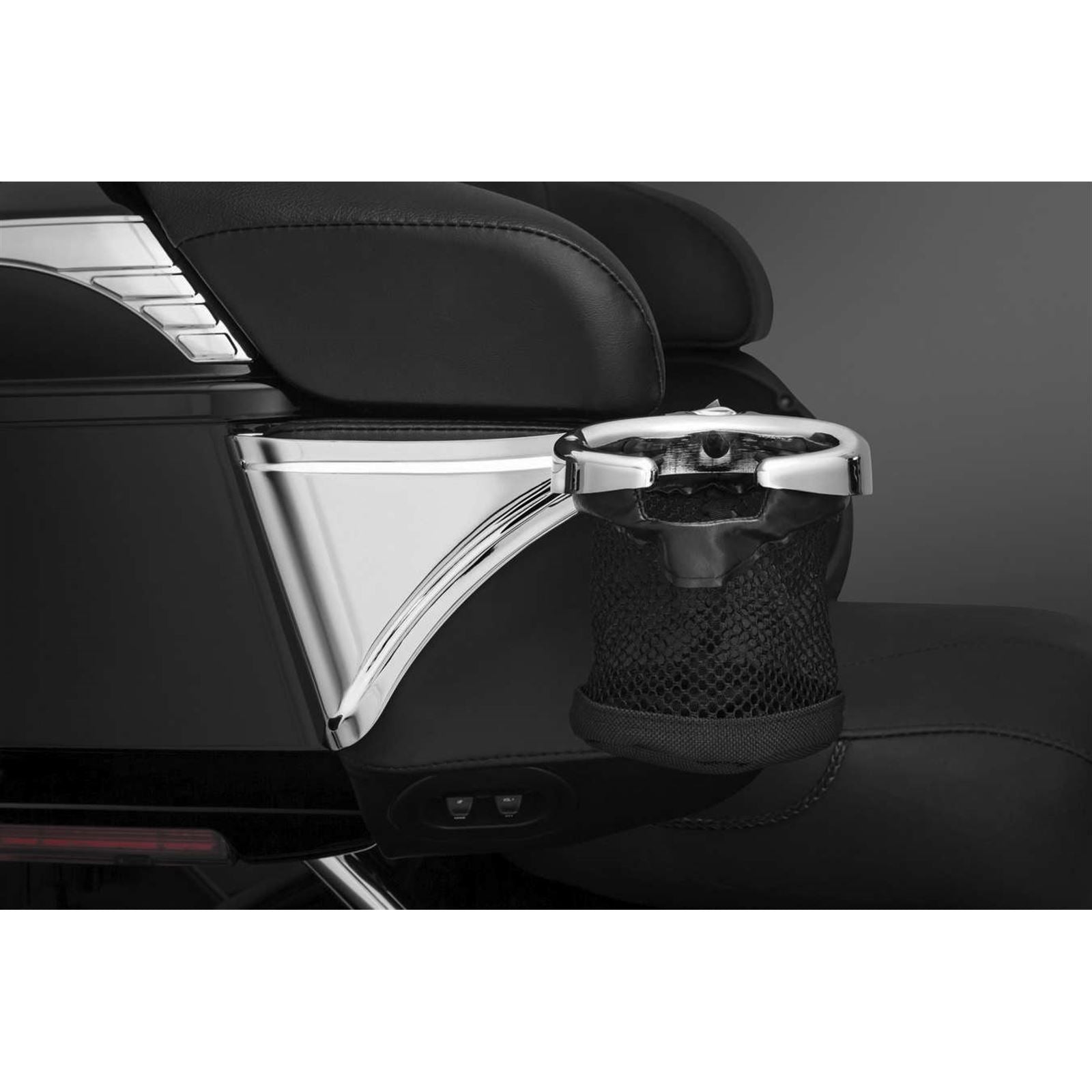 Kuryakyn Passenger Drink Holder with Basket 1692_101172