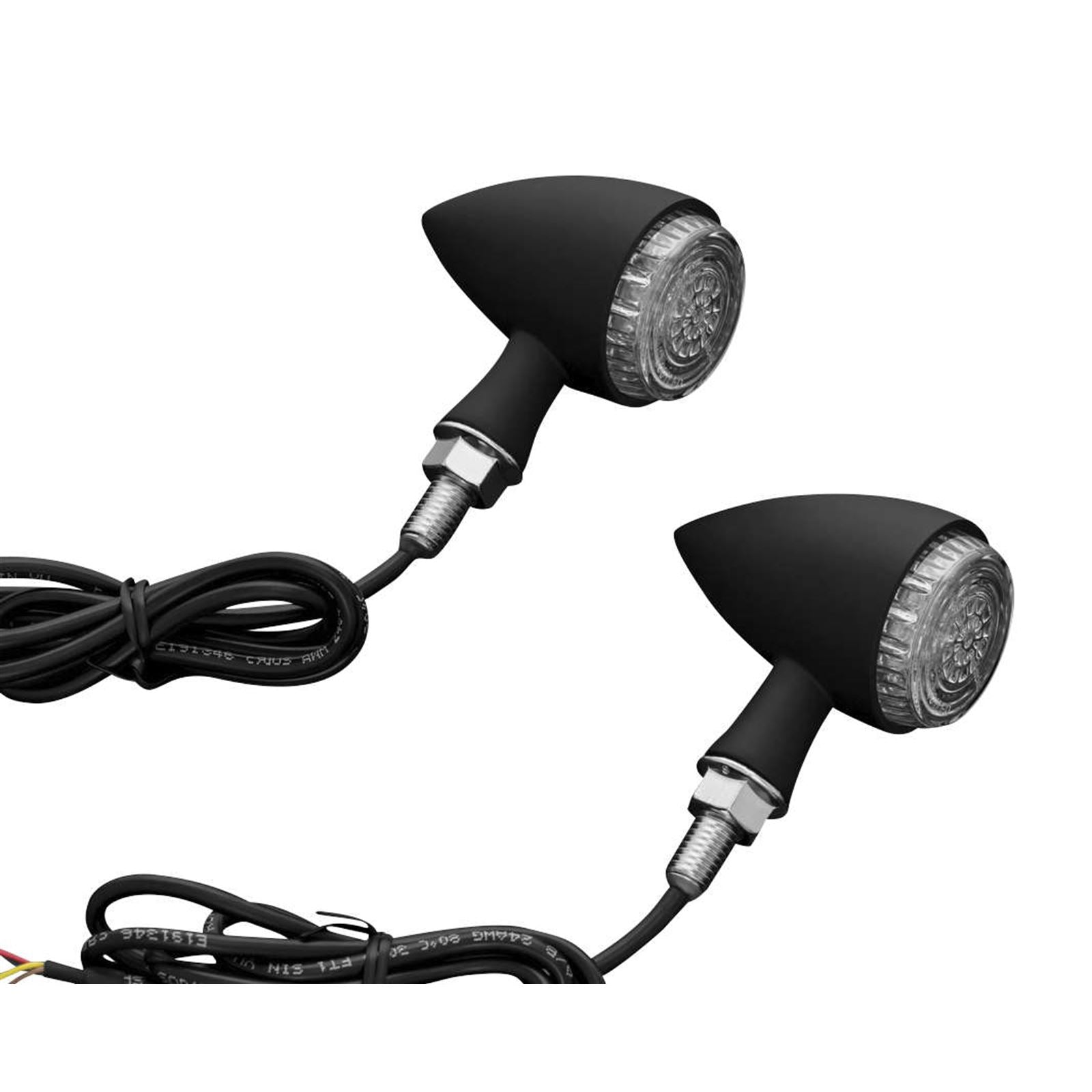 Kuryakyn Torpedo Light - Black/Red - ECE 2509_101190