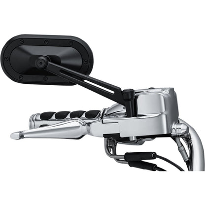 Kuryakyn Heavy Industry Mirrors - Black Satin 1737_411030