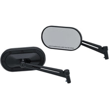 Kuryakyn Heavy Industry Mirrors - Black Satin 1737_411031