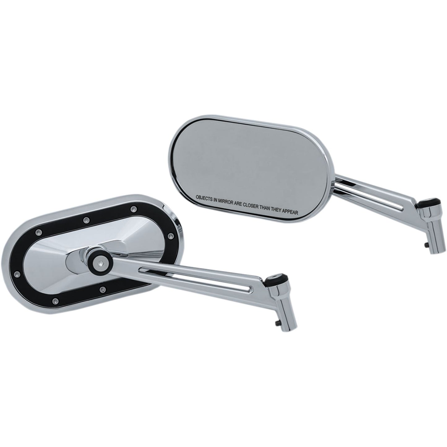 Kuryakyn Heavy Industry Mirrors Chrome/Black 1765_411033