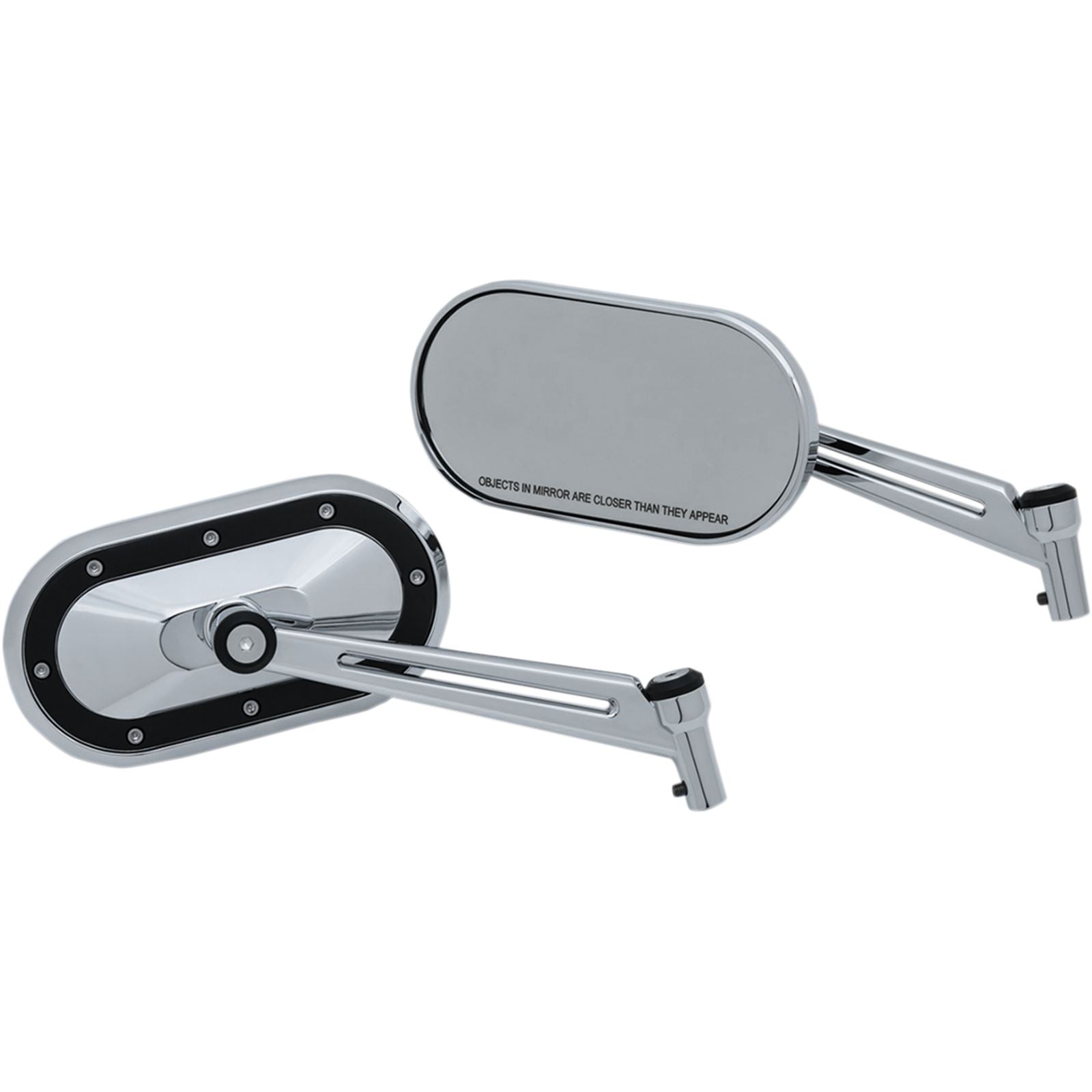 Kuryakyn Heavy Industry Mirrors Chrome/Black 1765_411033